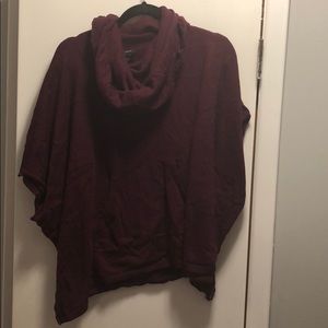 Plum poncho